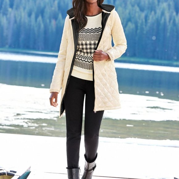 Talbots Fair Isle Lurex Wool Blend Sweater HW9427 - Picture 9 of 9